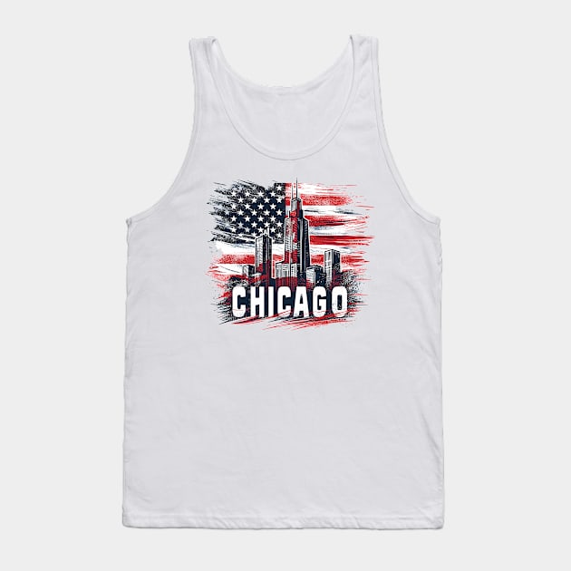 Chicago Tank Top by Vehicles-Art